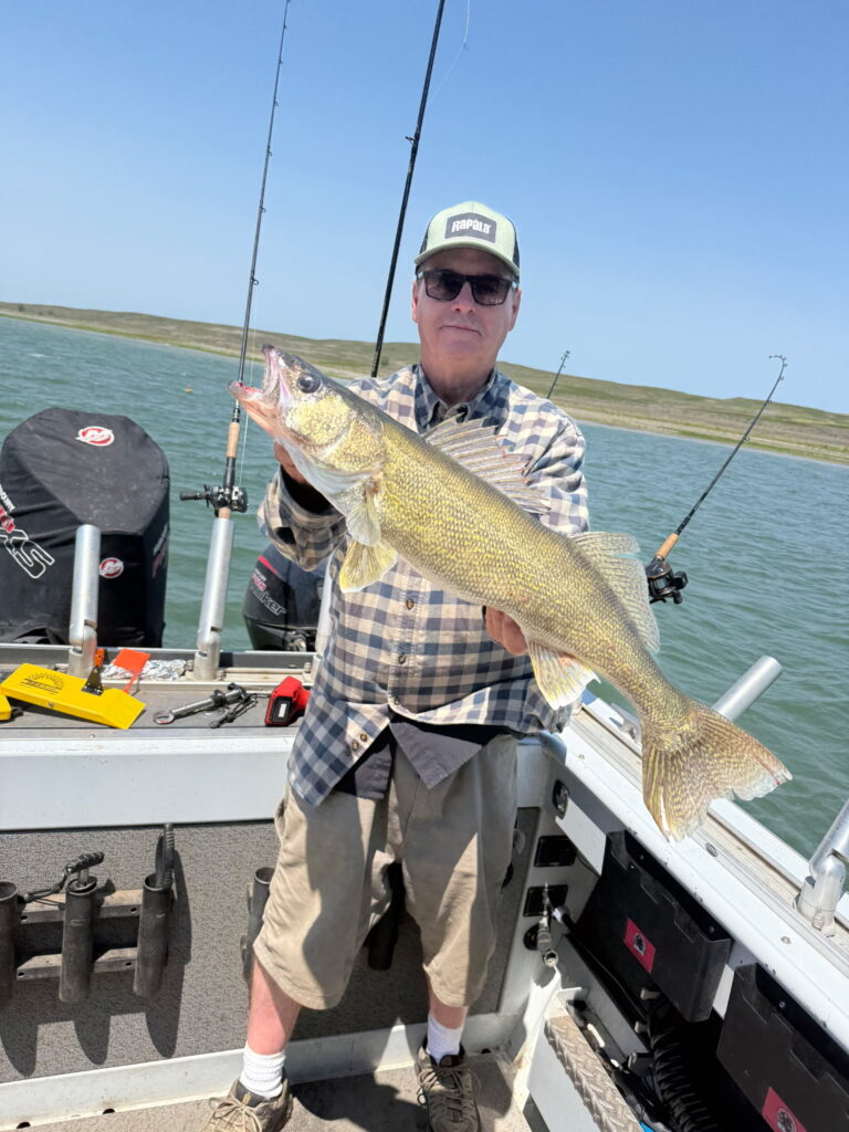 angry walleye mark salmon fishing